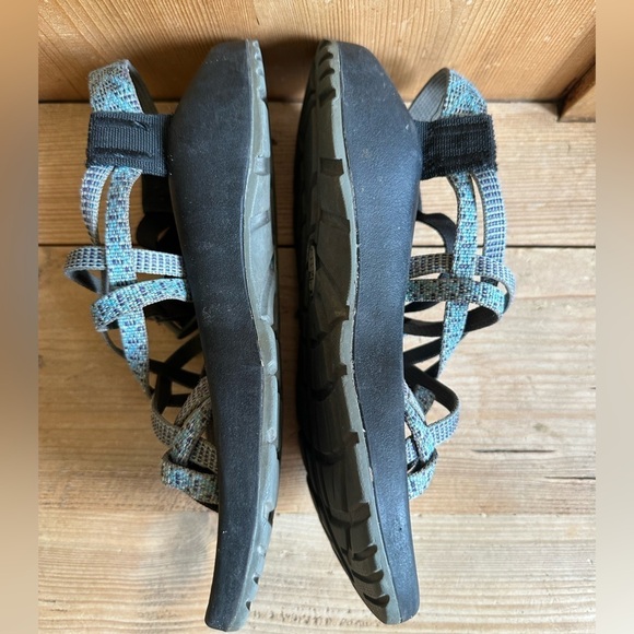 Chaco Women's Sport Hiking Beach Outdoor Strappy ZX2 Sandals Aztec Blue … - Picture 5 of 7